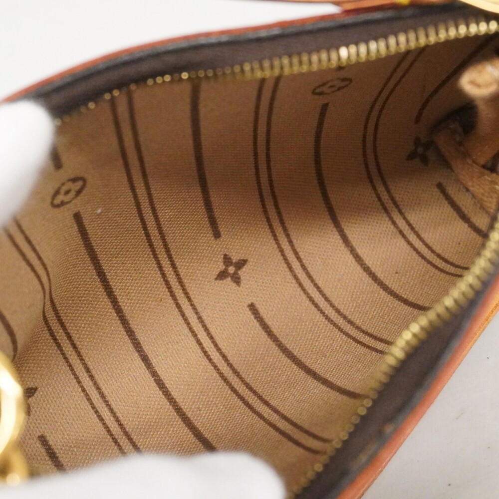 LOUIS VUITTON Authentic Brown Monogram Pochette Pouch - Picture 4 of 11
